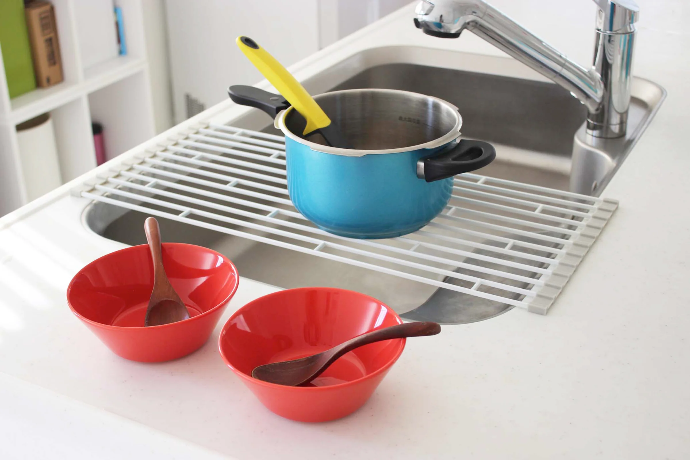 Over-the-Sink Dish Drainer - Steel - Image 5