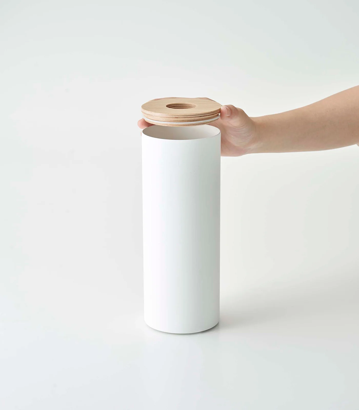 Round Tissue Case - Steel + Wood - Image 26