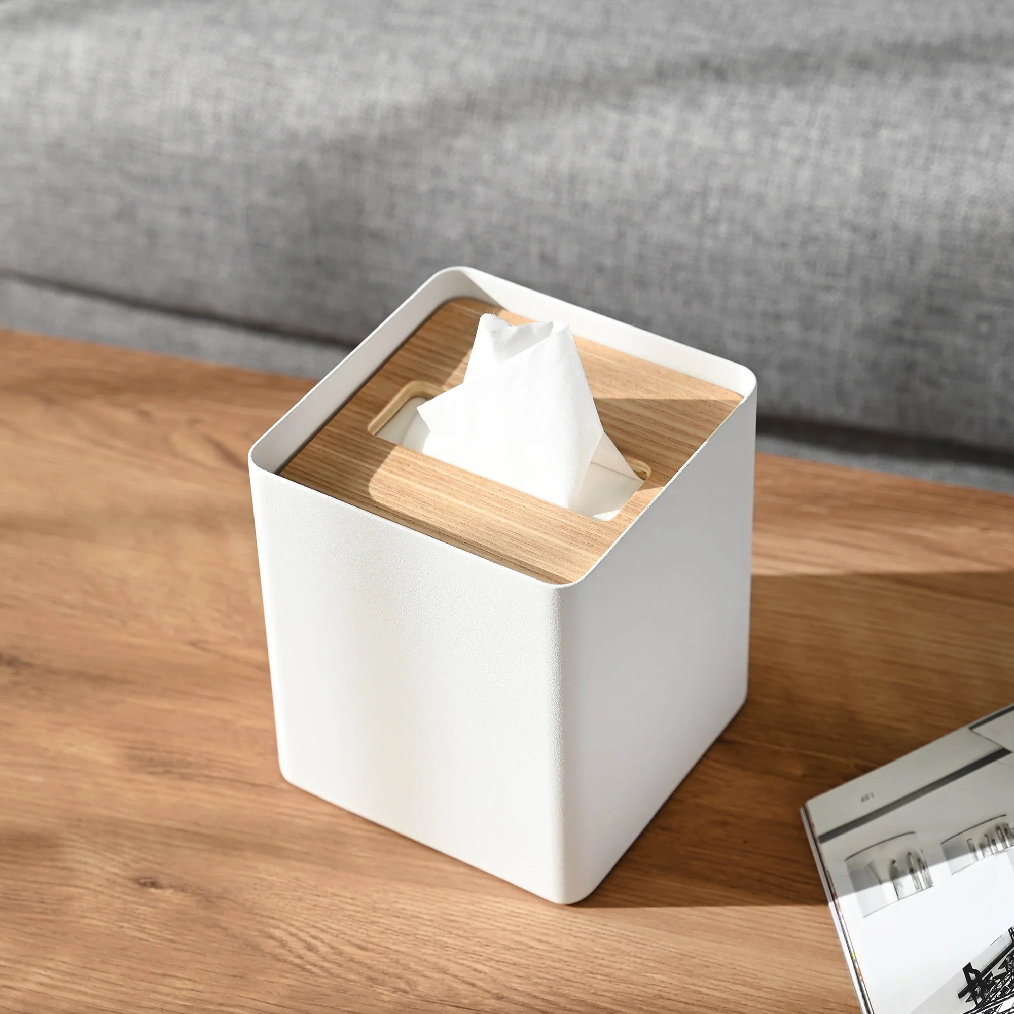 Tissue Box Cover - Square - Steel - Image 9