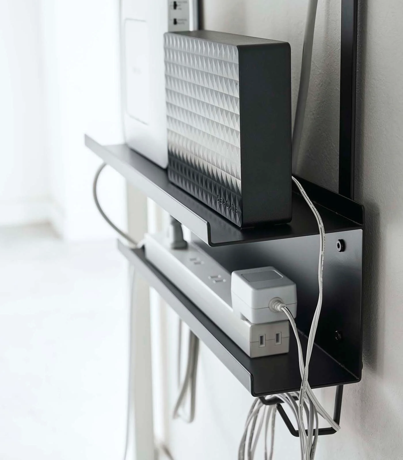 Under-Desk Cable & Router Storage Rack - Steel - Image 8