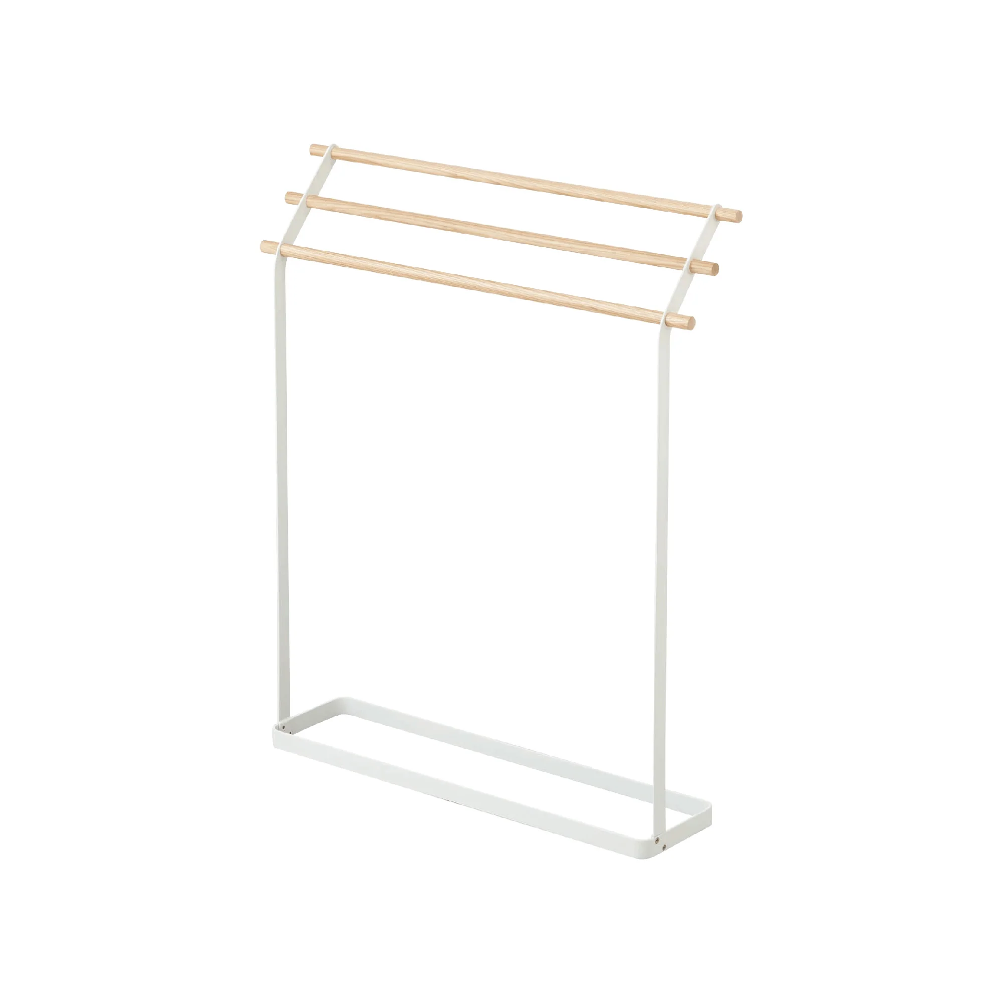 Bath Towel Rack (32" H) - Steel + Wood - Image 6
