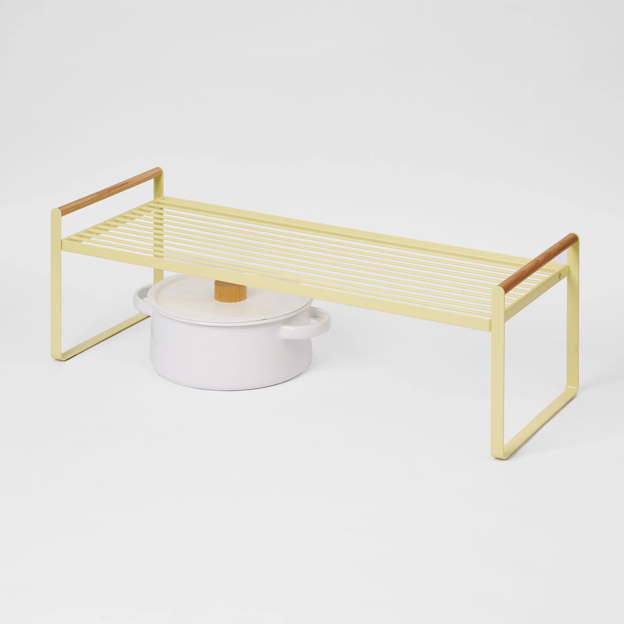 Countertop Wire Shelf - Steel + Wood - Image 7