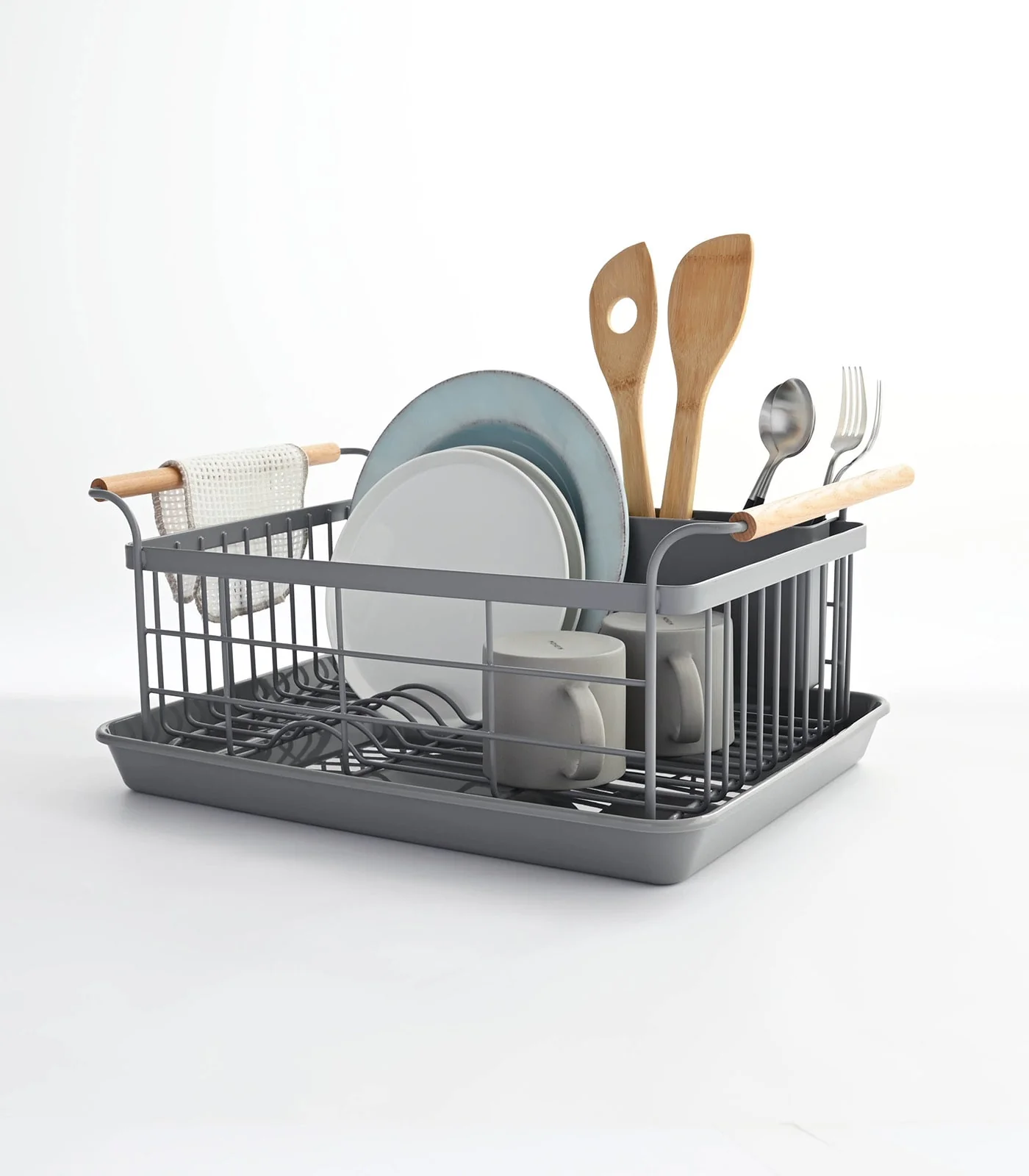 Dish Rack - Steel + Wood - Image 10