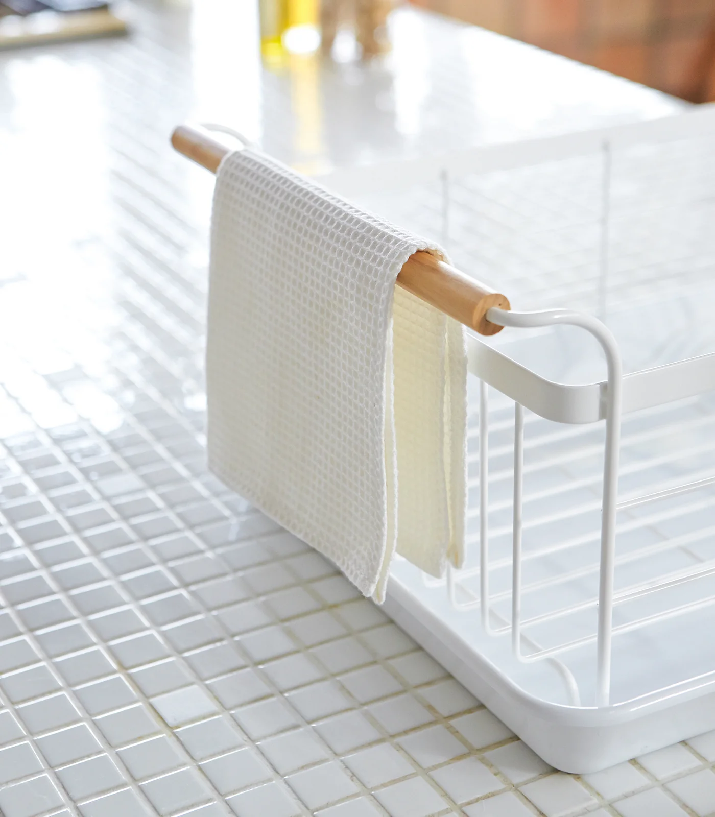 Dish Rack - Steel + Wood - Image 6
