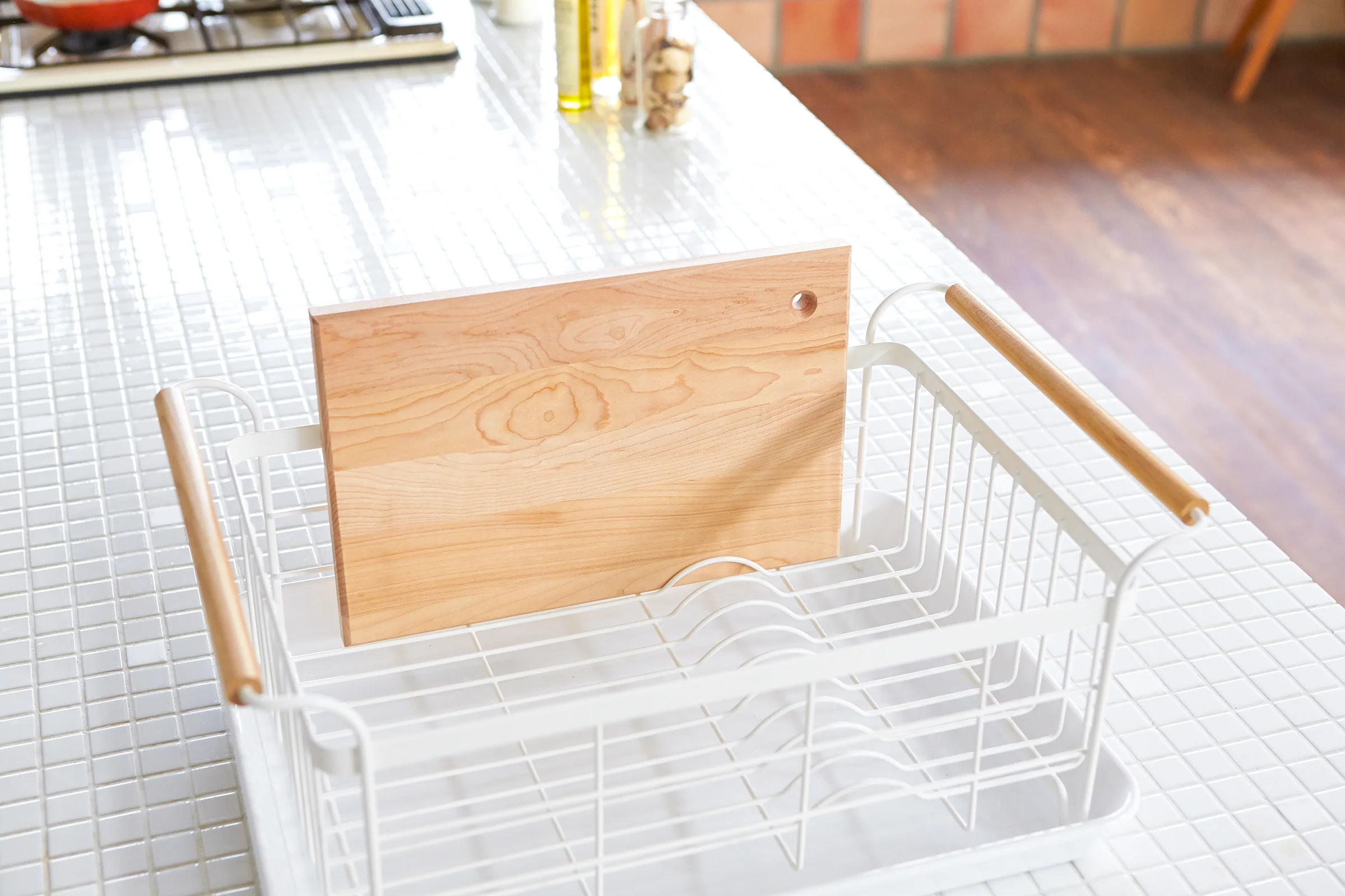 Dish Rack - Steel + Wood - Image 7