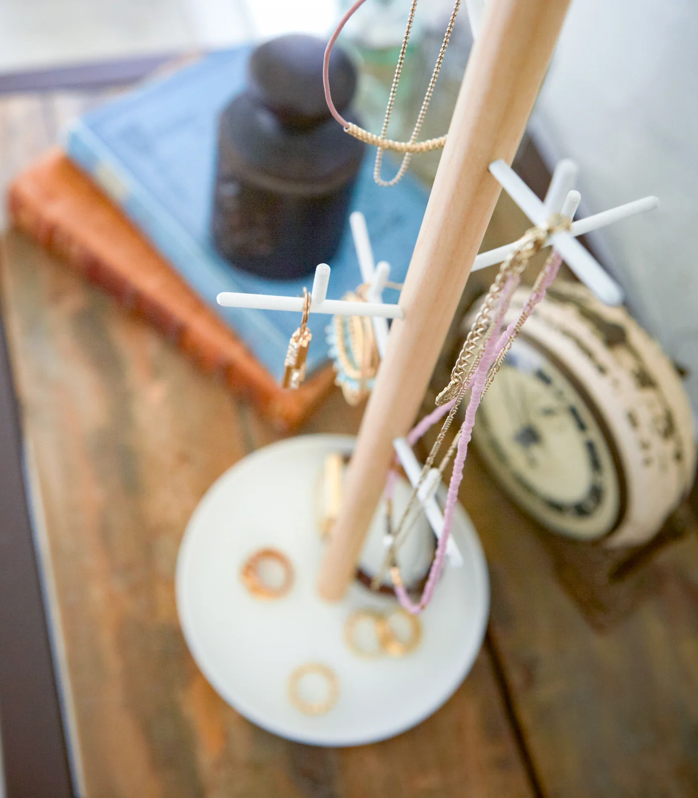 Jewelry + Accessory Stand - Steel + Wood - Image 3