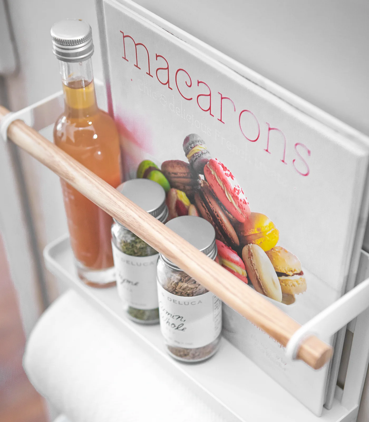 Magnetic Kitchen Organizer - Steel + Wood - Image 3