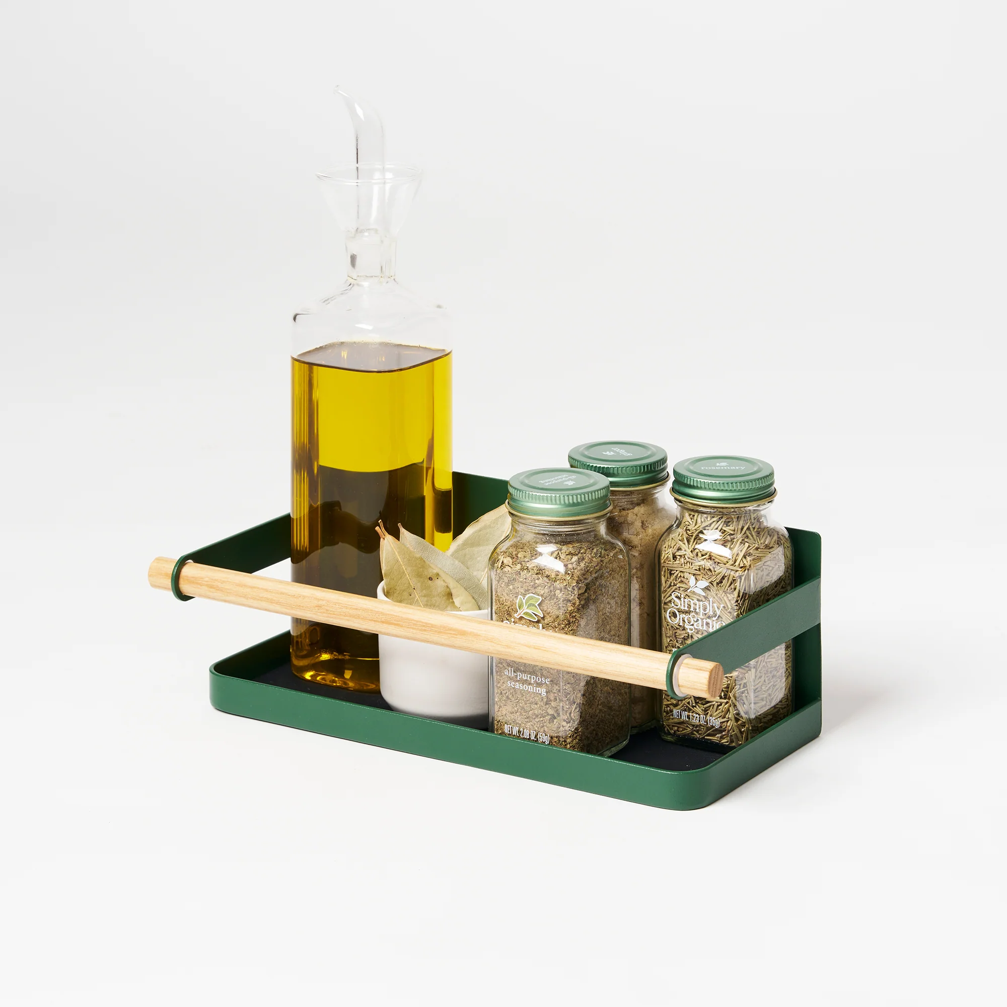 Magnetic Storage Caddy - Steel + Wood - Image 6
