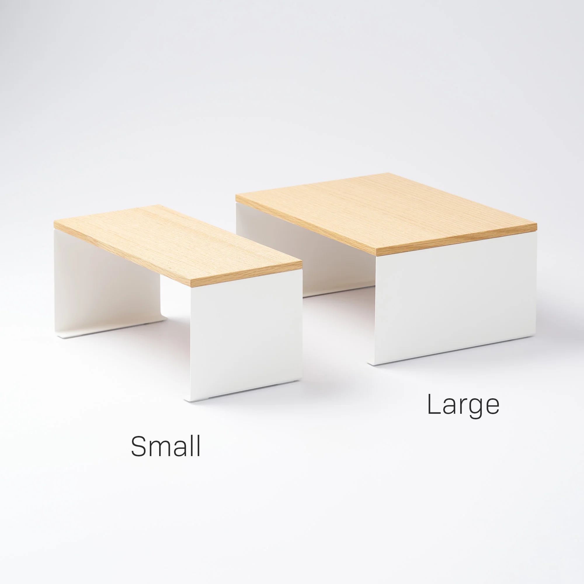 Stackable Countertop Shelf - Two Sizes - Steel + Wood - Image 9