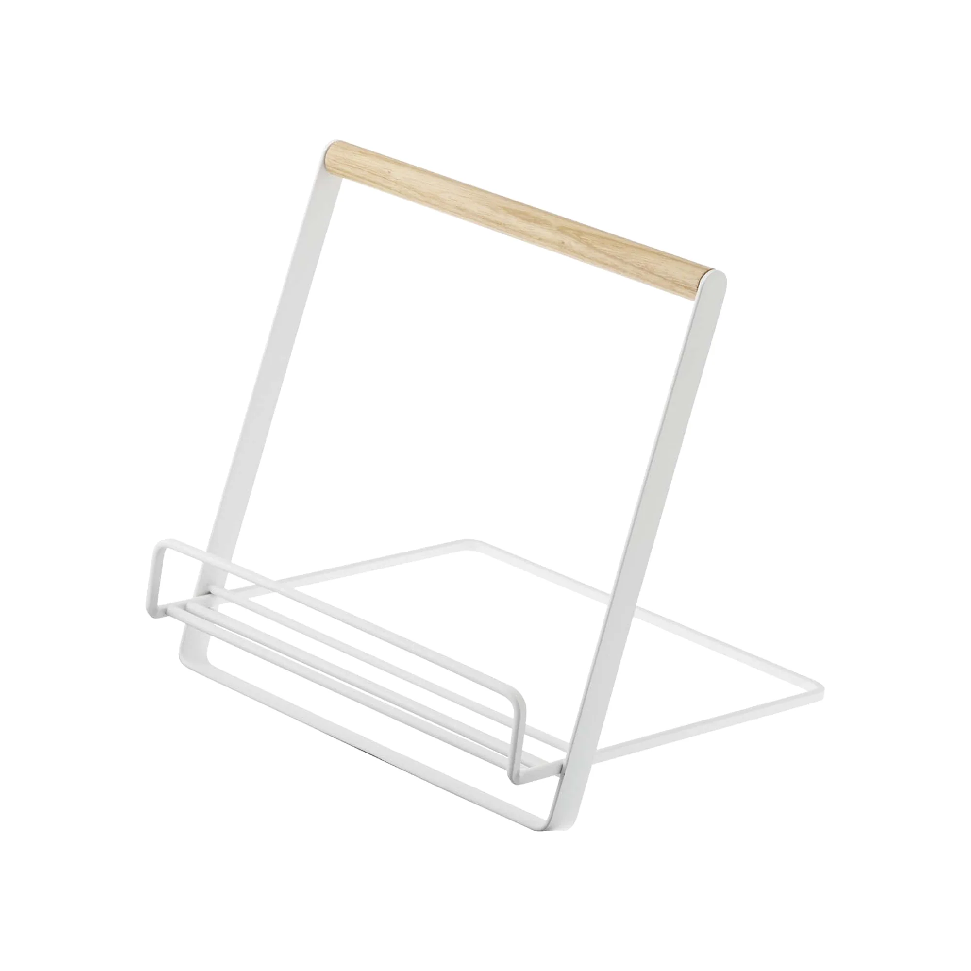 Tablet and Cookbook Stand - Steel + Wood - Image 8