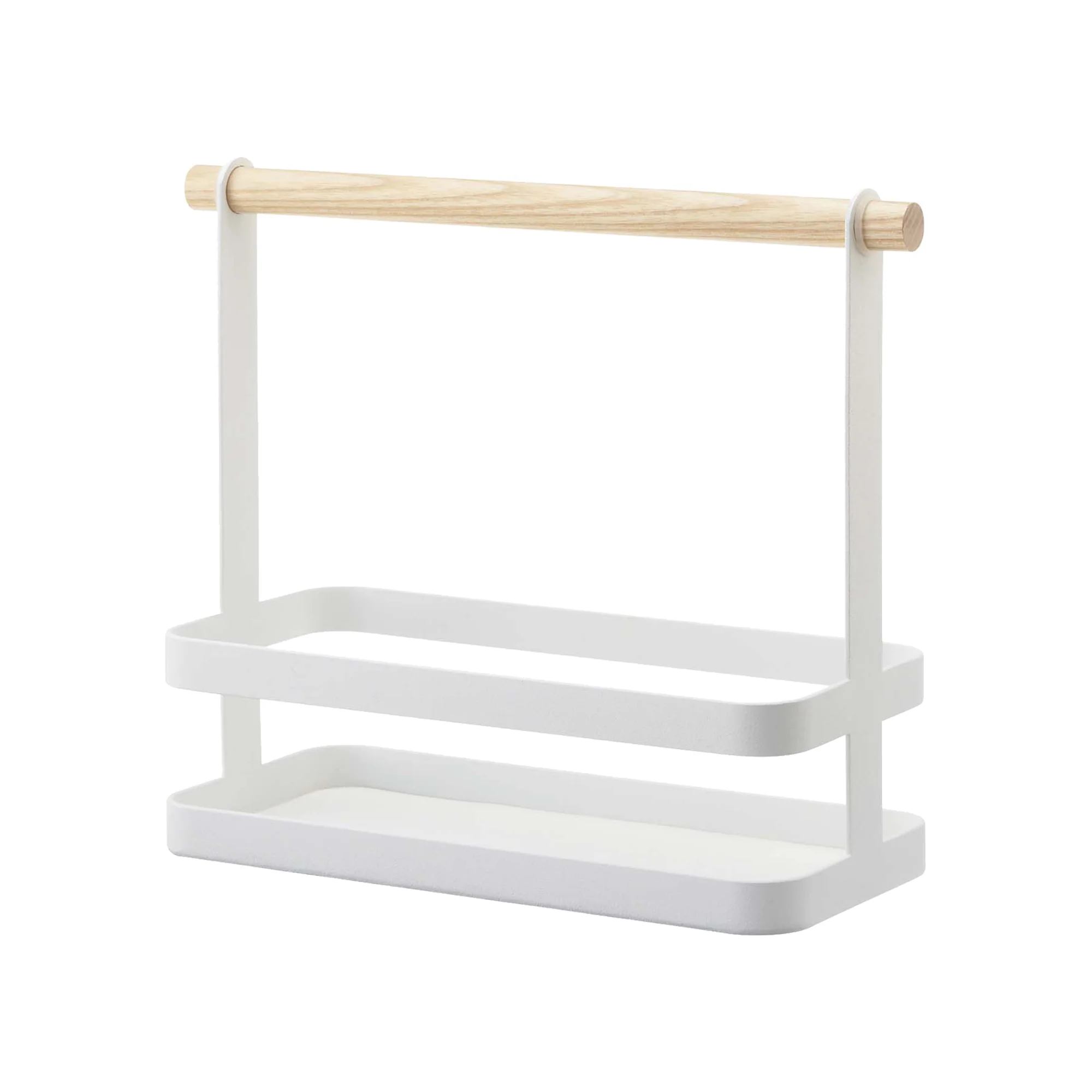 Tabletop Storage Caddy - Steel + Wood - Image 3