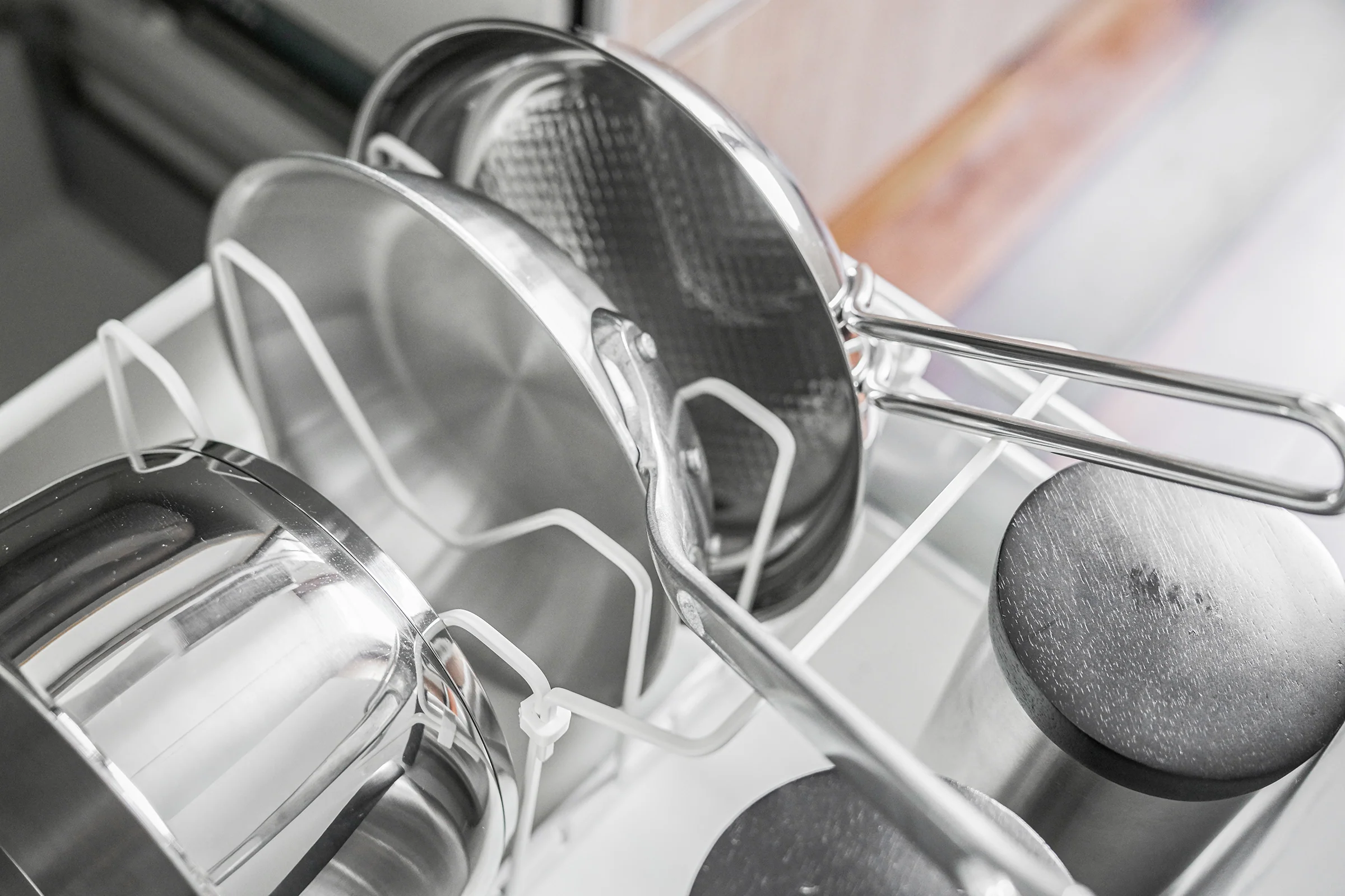 Adjustable Pot Lid Organizer - Steel - Image 6