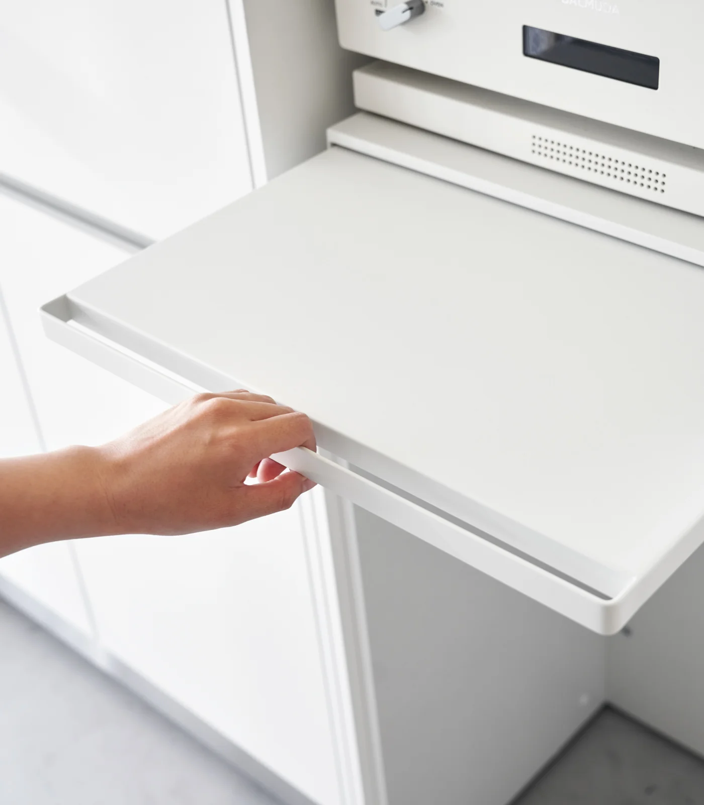 Countertop Drawer with Pull-Out Shelf - Steel - Image 6
