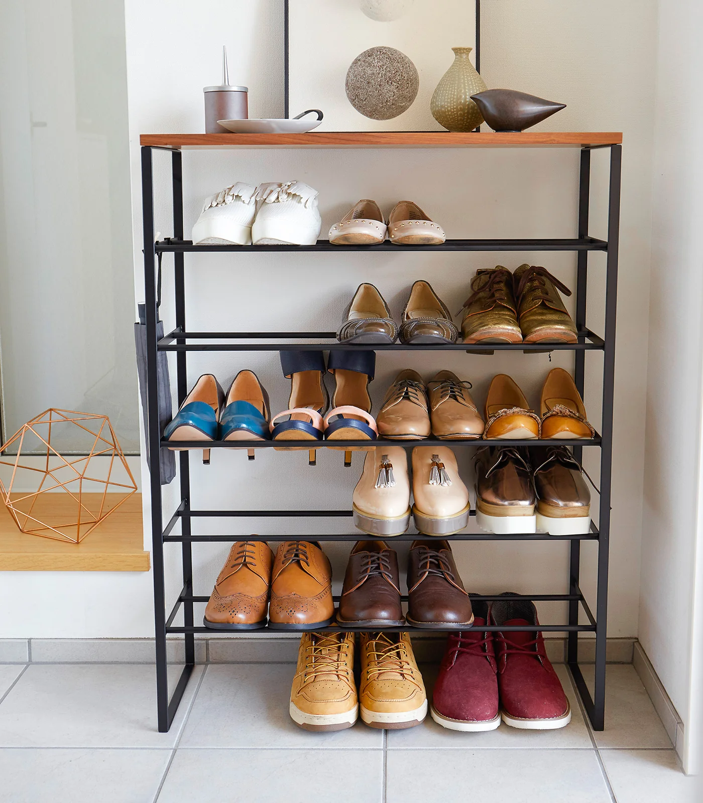 Six-Tier Shoe Rack (34" H) - Steel - Image 13
