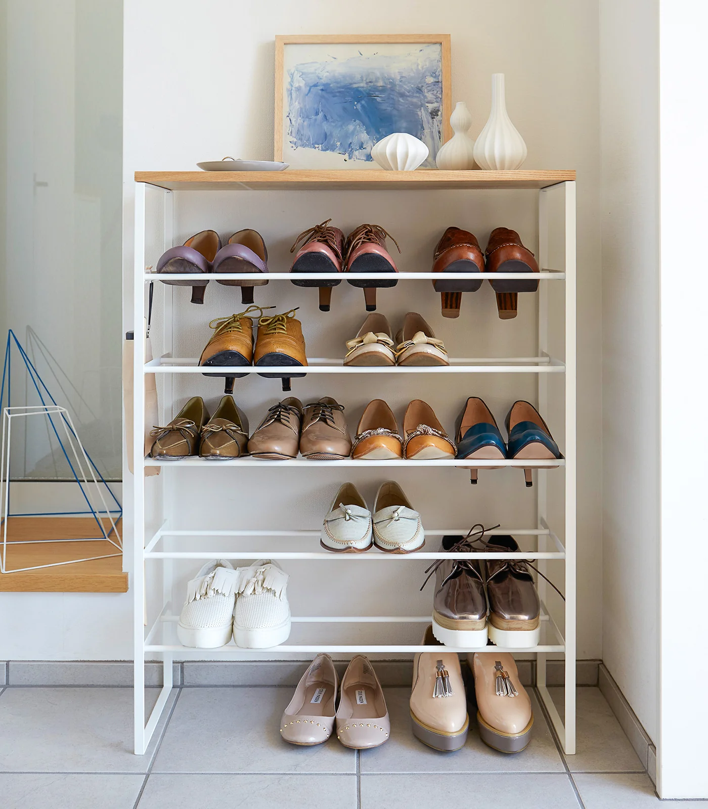 Six-Tier Shoe Rack (34" H) - Steel - Image 6