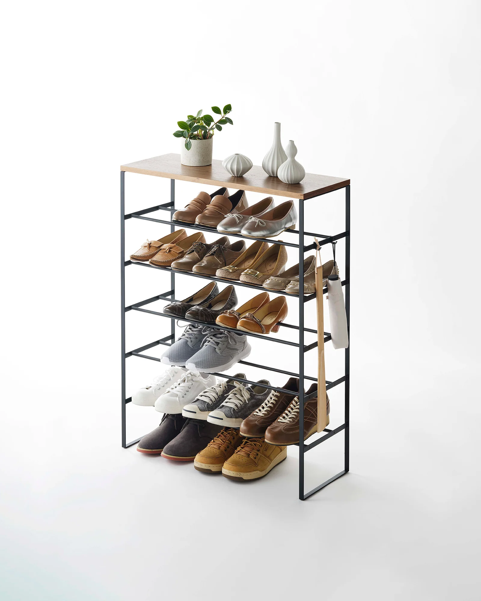Six-Tier Shoe Rack (34" H) - Steel - Image 8