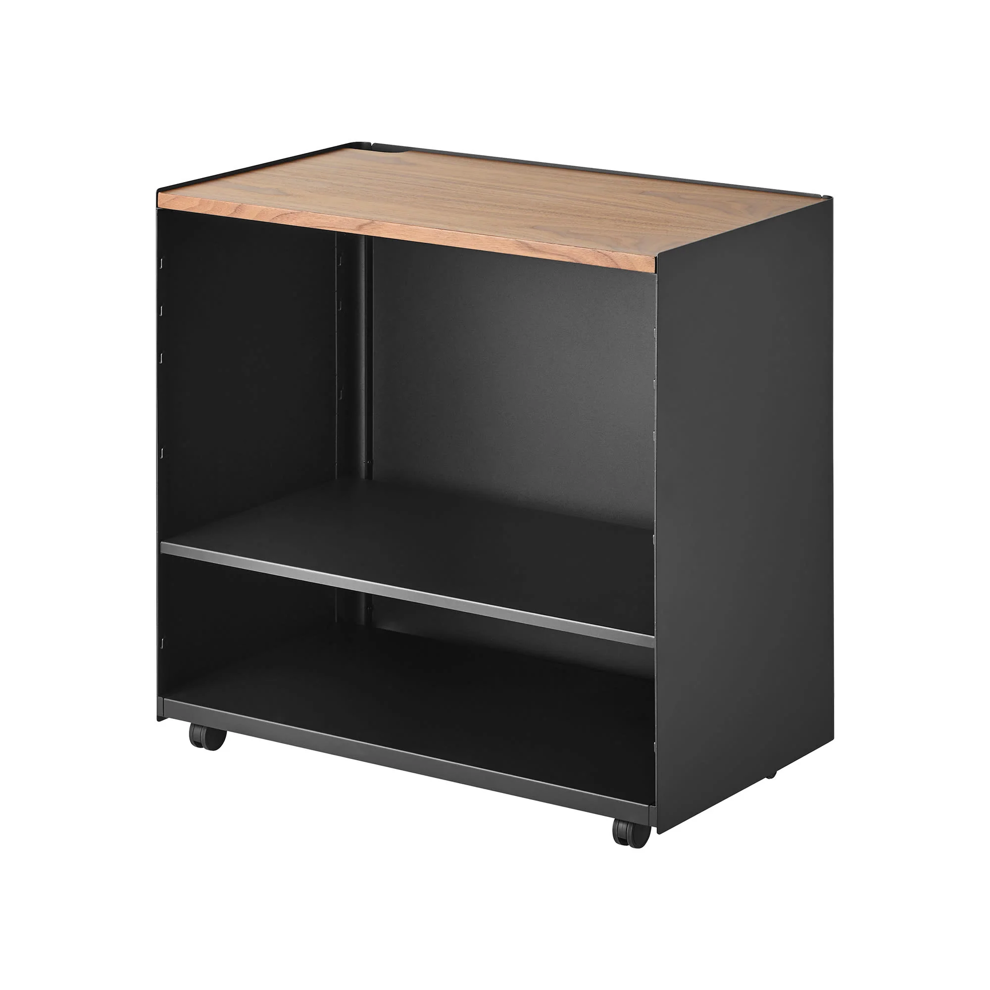 Mobile Hideaway Storage Cart (23" H) - Steel + Wood - Image 15