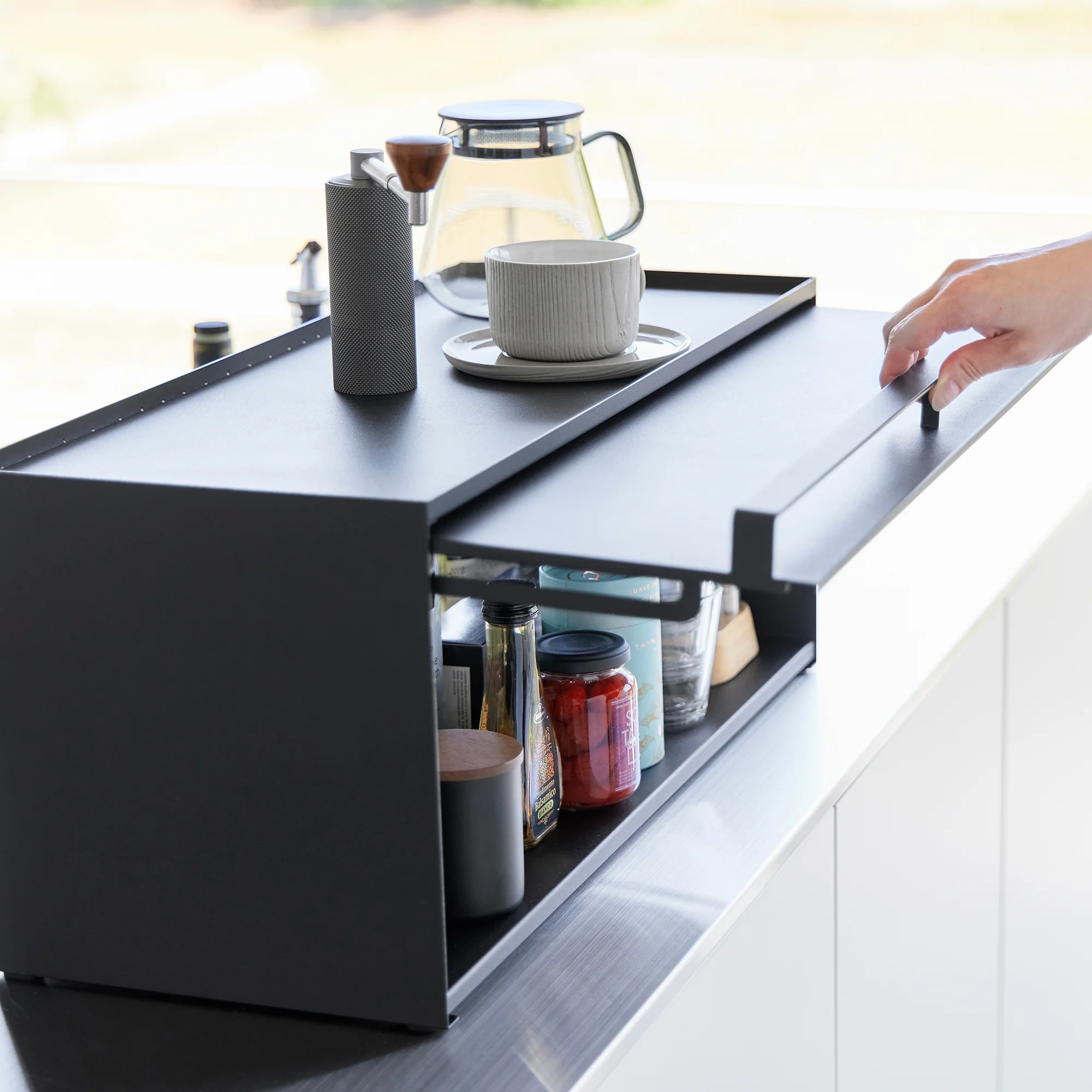 Open-Back Countertop Storage Rack - Steel - Image 12