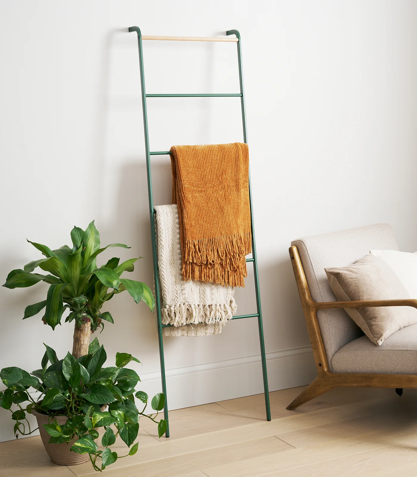 Leaning Storage Ladder (63" H) - Steel - Image 11