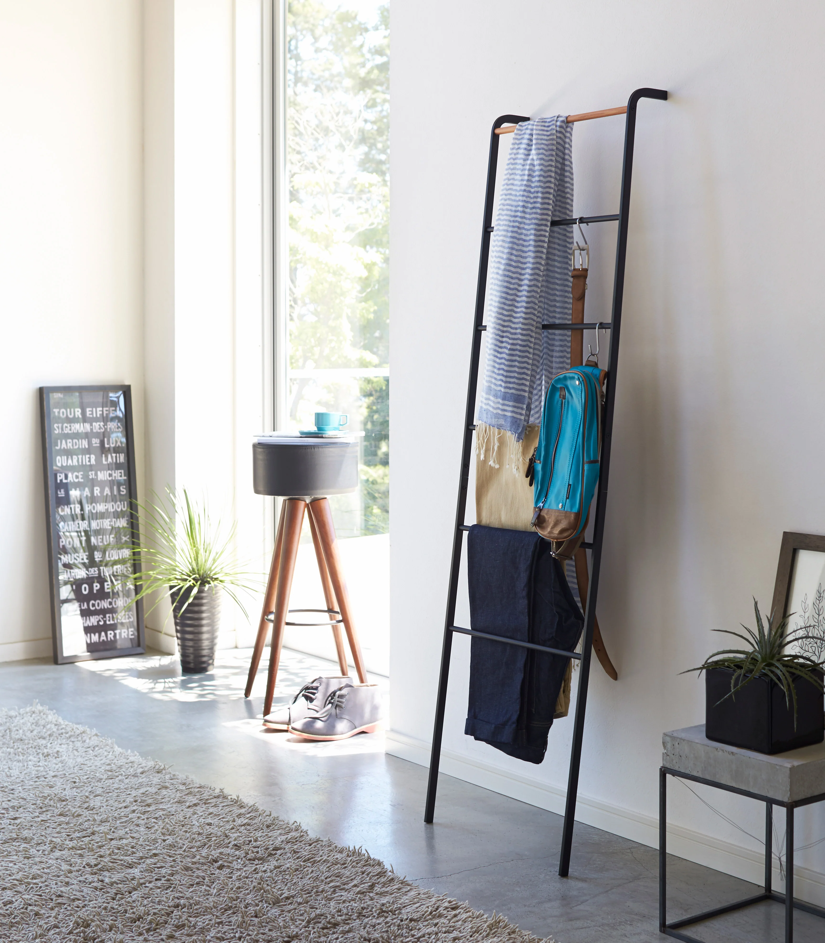 Leaning Storage Ladder (63" H) - Steel - Image 6