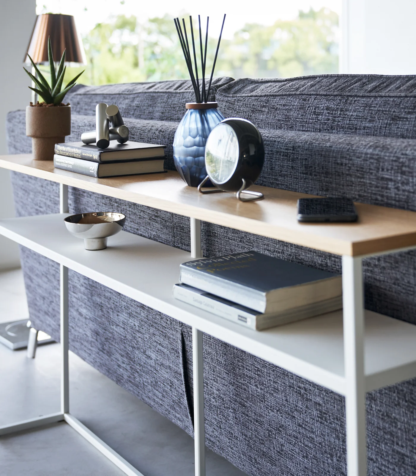 Long Console Table - Steel - Image 5