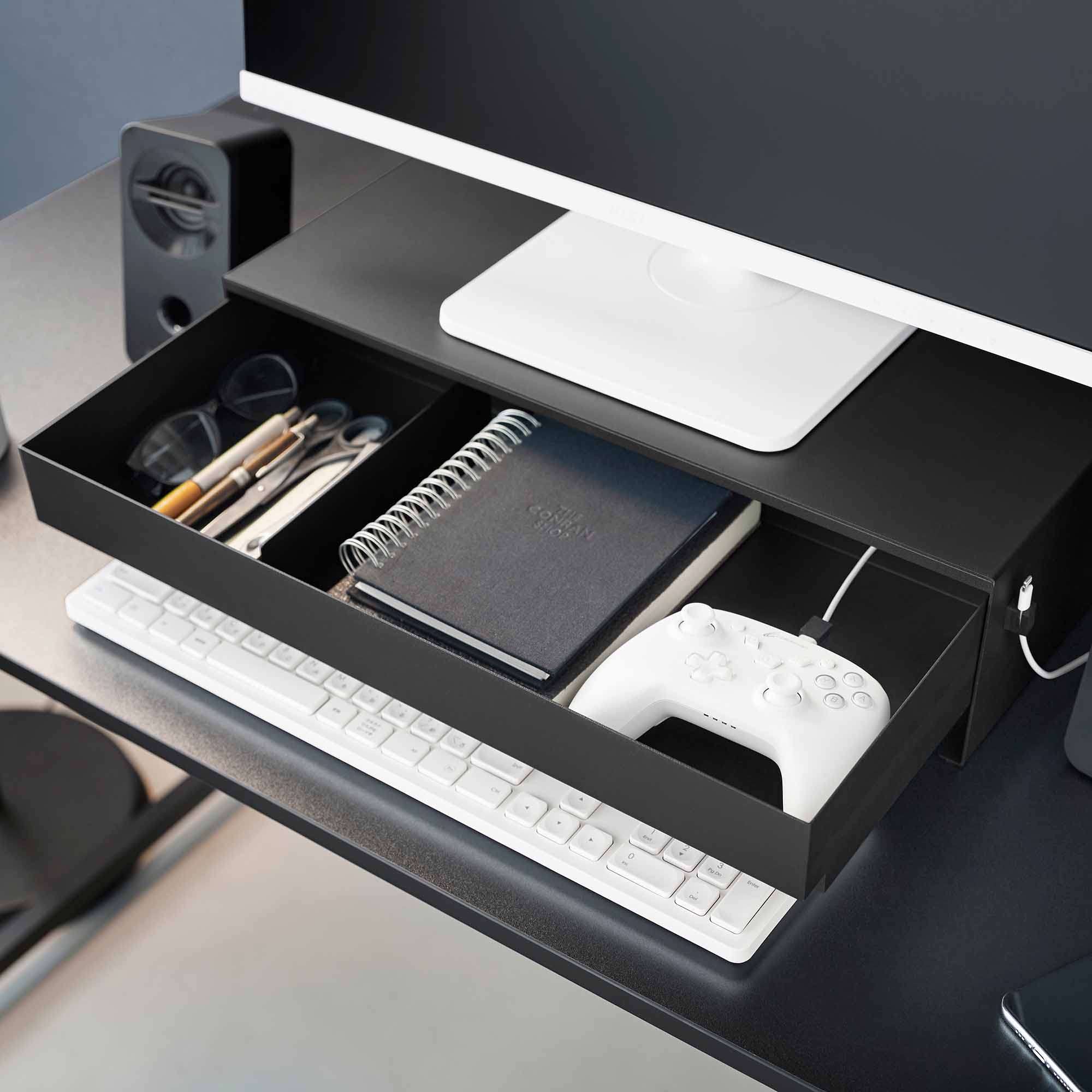 Monitor Stand With Drawer - Steel - Image 10