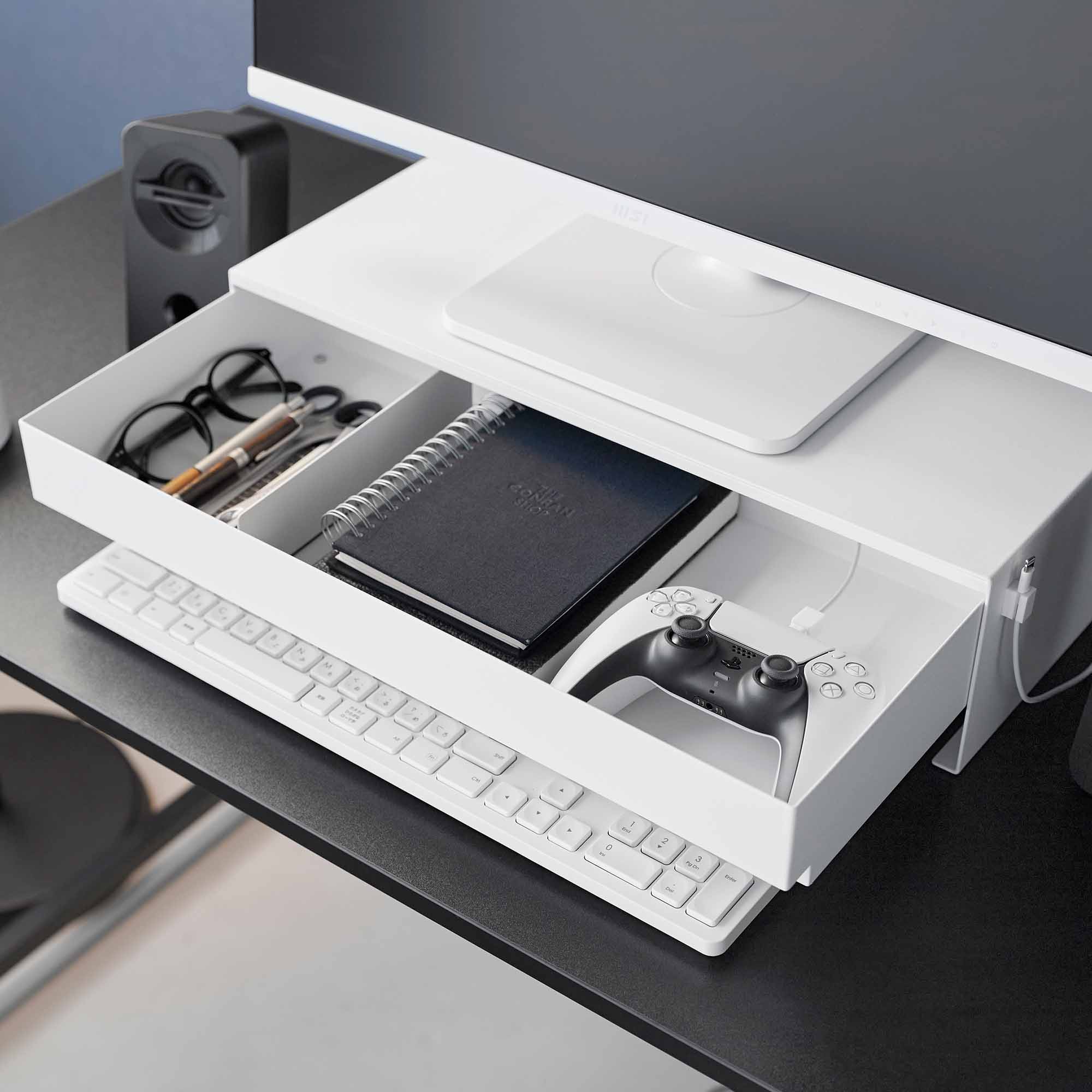 Monitor Stand With Drawer - Steel - Image 3