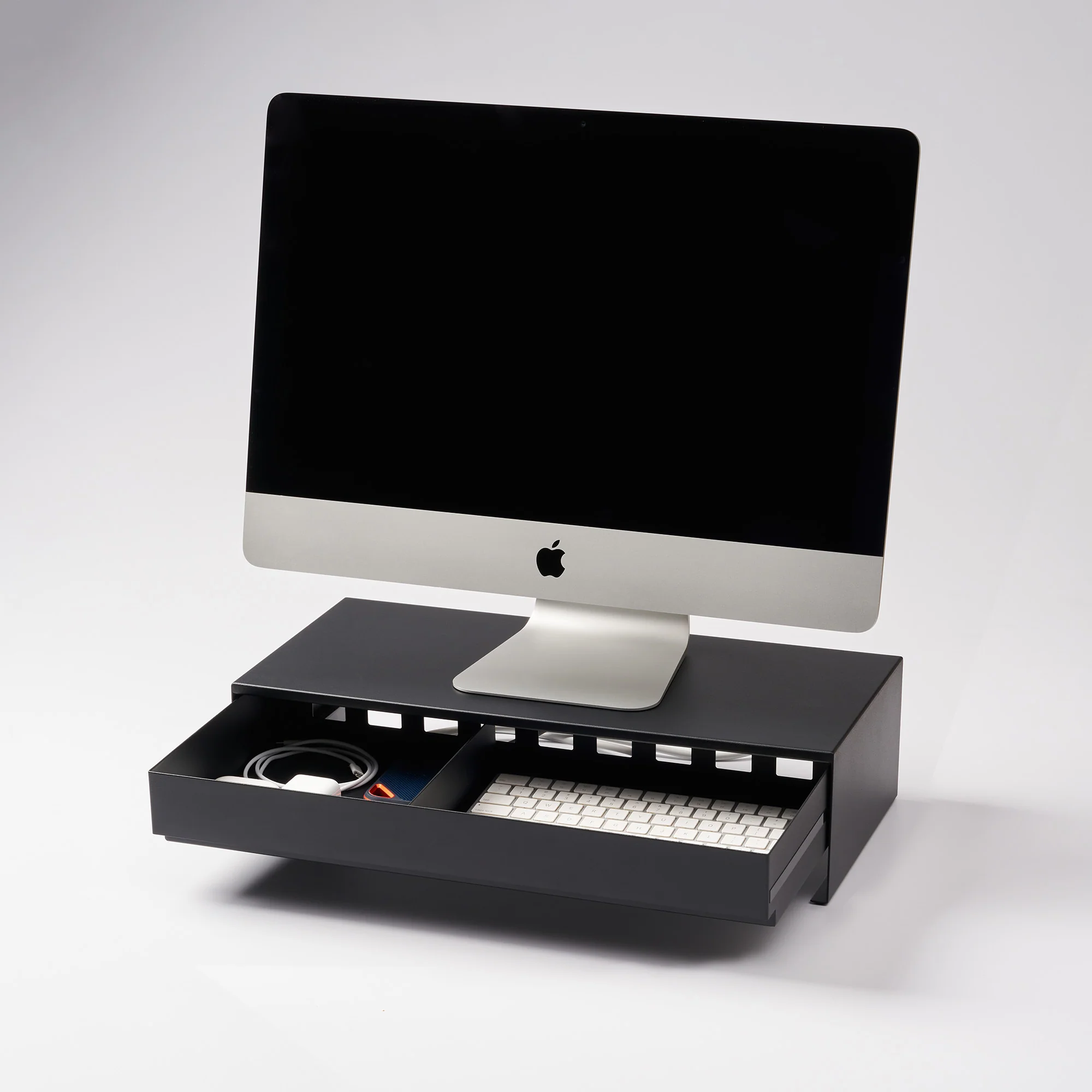 Monitor Stand With Drawer - Steel - Image 8