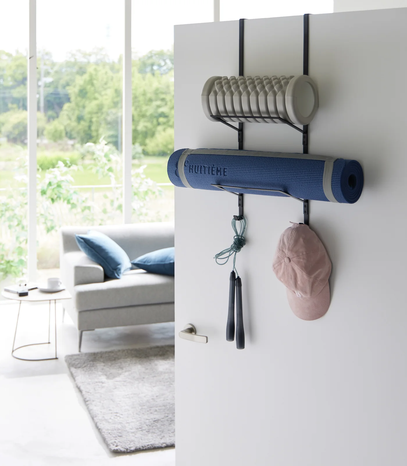 Over-the-Door Fitness Equipment Hanger - Steel - Image 9