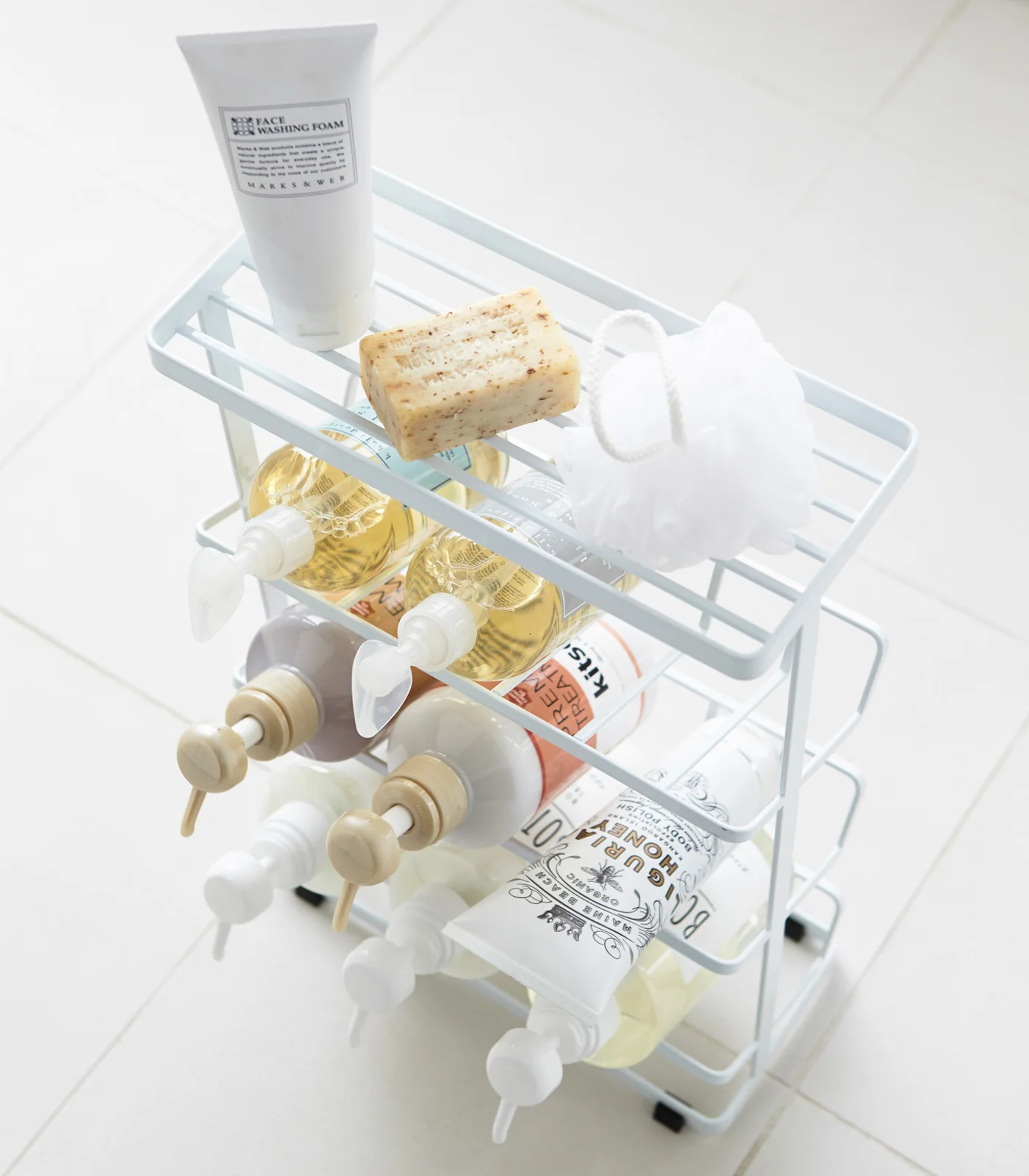 Four-Tier Shower Caddy (17" H)  - Steel - Image 3