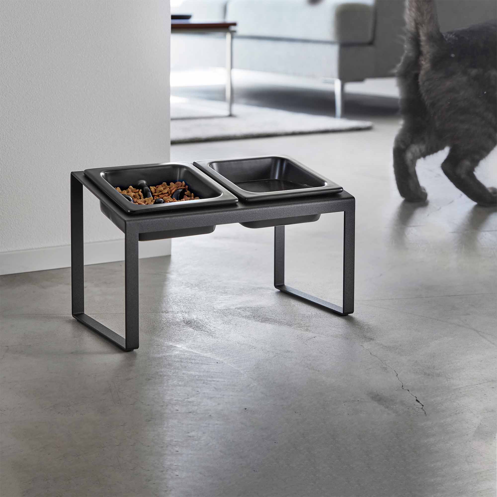 Slow Feeder Pet Bowl - Steel + Ceramic - Image 7