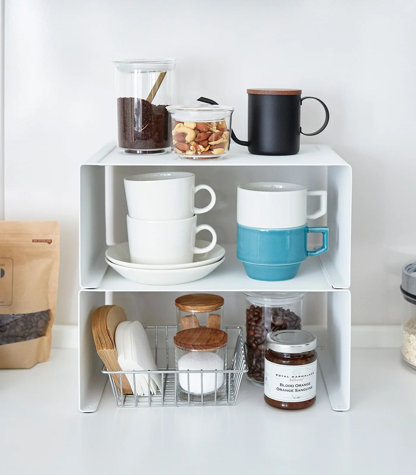 Stackable Countertop Shelf - Two Sizes - Steel - Image 19