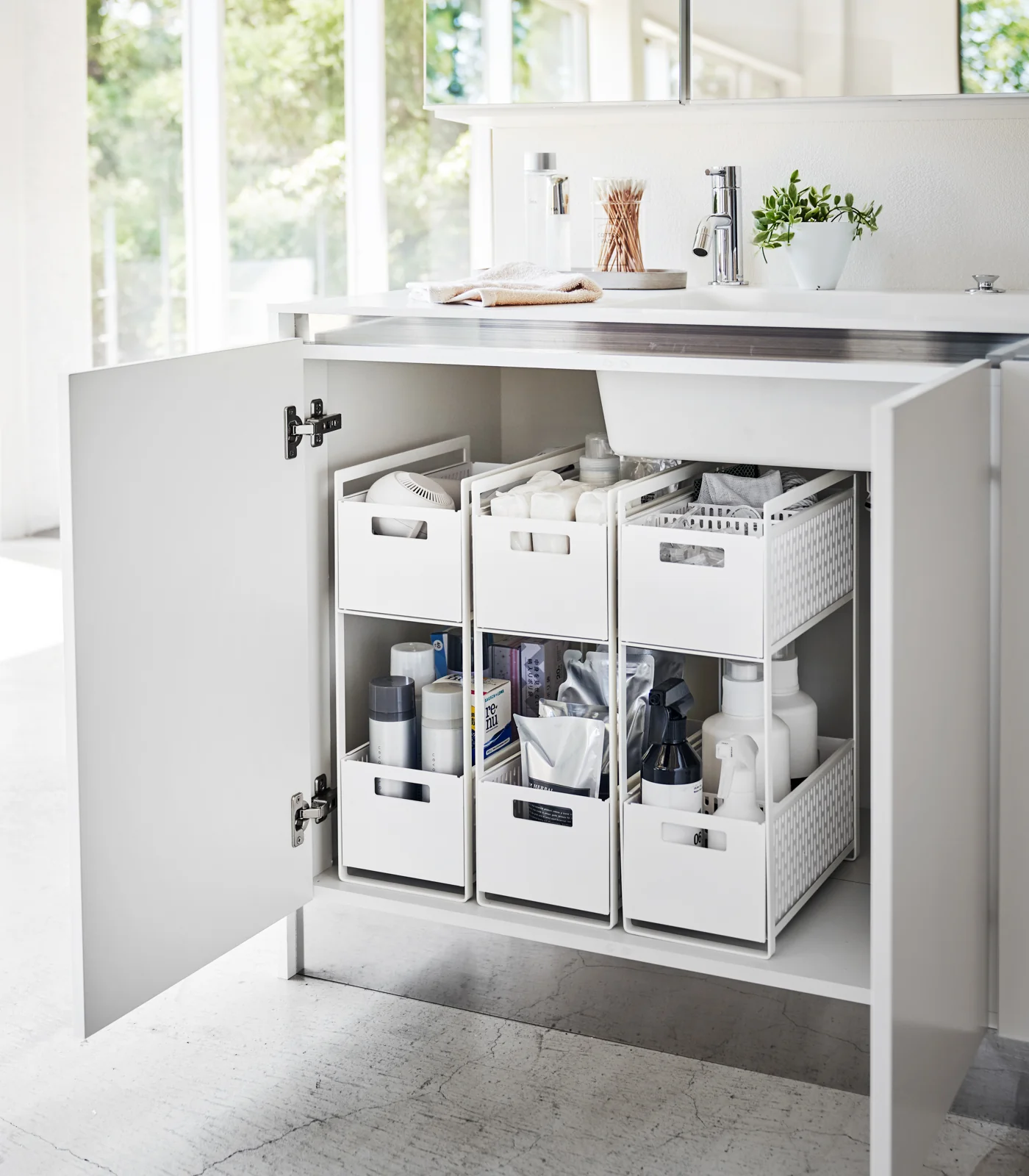 Two-Tier Cabinet Storage Basket - Image 3