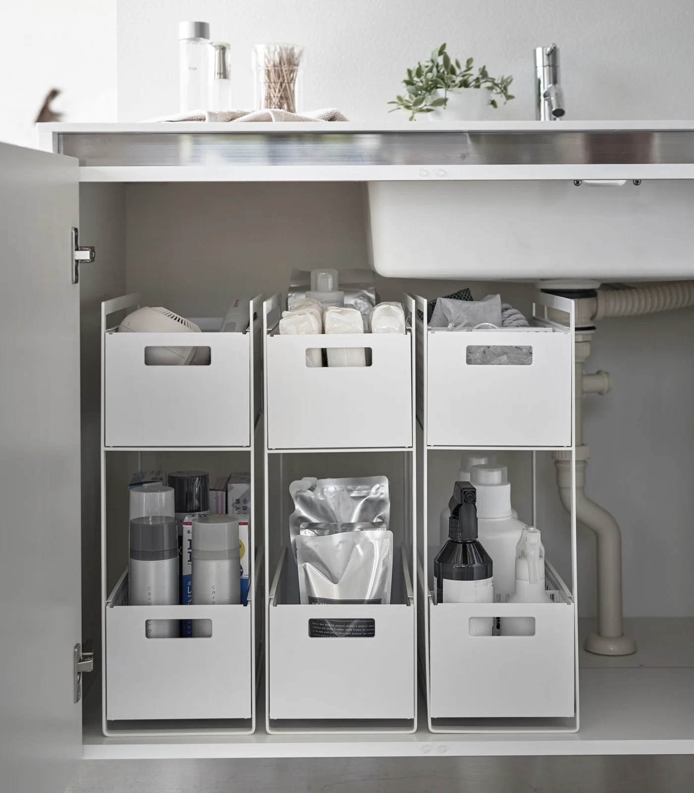 Two-Tier Cabinet Storage Basket - Image 7